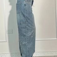 Inés - jeans balloon con efecto brillo