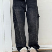 Inés - jeans balloon con efecto brillo