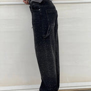 Inés - jeans balloon con efecto brillo