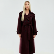 Florencia - gabardina burdeo