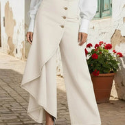 Elara - pantalón denim con volante