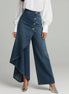 Elara - pantalón denim con volante