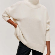 Solenne - jersey oversize de cuello alto