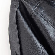 Daniela - chaqueta de cuero asimétrica